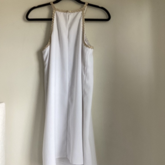 Lily Pulitzer Pearl Shift Dress Size 2 White Gold - Picture 6 of 14
